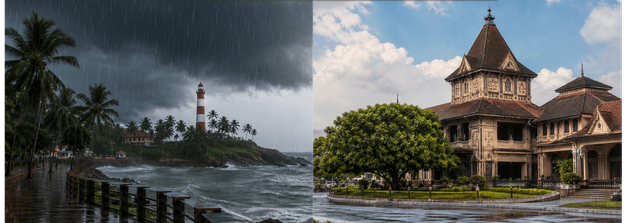 തിരുവനന്തപുരത്ത് കനത്ത മഴ; യാത്ര പ്ലാൻ ചെയ്തവർ ഈ കാര്യങ്ങൾ ശ്രദ്ധിക്കണം!