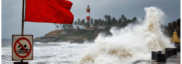 തിരുവനന്തപുരം തീരത്ത് കടൽക്ഷോഭ മുന്നറിയിപ്പ്; കോവളത്തും വർക്കലയിലും പോകുന്നുണ്ടോ? എങ്കിൽ ഈ കാര്യങ്ങൾ നിർബന്ധമായും ശ്രദ്ധിക്കൂ!