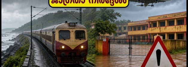 മുംബൈയിൽ കനത്ത മഴ, ഓറഞ്ച് അലർട്ട്; വിമാന-ട്രെയിൻ യാത്രക്കാർക്ക് ജാഗ്രതാ നിർദ്ദേശം