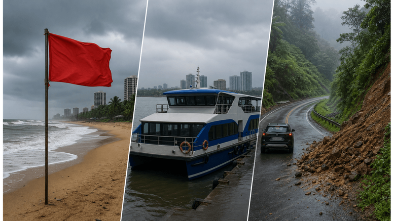 കൊച്ചിയിൽ കനത്ത മഴ; യെല്ലോ അലർട്ട്, ബീച്ചുകളിലും മലയോരത്തും യാത്രയ്ക്ക് കർശന നിയന്ത്രണം
