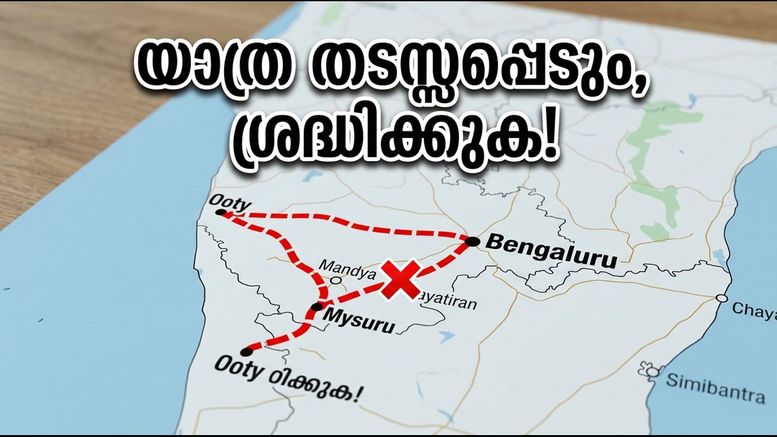 കാവേരി പ്രതിഷേധം: ബെംഗളൂരു-മൈസൂരു, ഊട്ടി യാത്രക്കാർക്ക് കടുത്ത നിയന്ത്രണം; ബദൽ വഴികൾ ഇവയാണ്