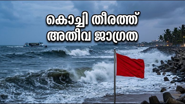 കൊച്ചി തീരത്ത് കള്ളക്കടൽ പ്രതിഭാസം; ഇന്ന് രാത്രി ബീച്ചുകളിലേക്ക് പോകരുത്, ജാഗ്രത പാലിക്കുക