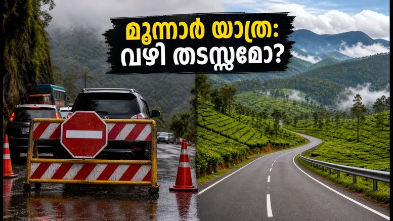 കൊച്ചി-മൂന്നാർ യാത്ര: എൻഎച്ച് 85-ൽ ഗതാഗത നിയന്ത്രണം; കുടുങ്ങാതെ പോകാൻ ഈ വഴികൾ നോക്കൂ