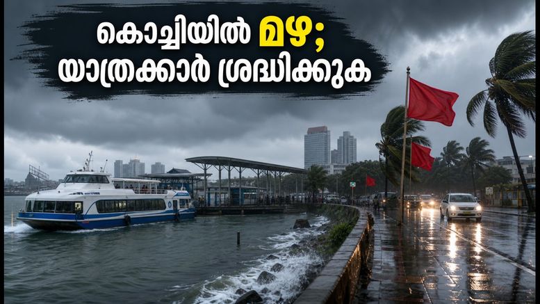 കൊച്ചിയിൽ കനത്ത മഴ; വാട്ടർ മെട്രോ, ഫെറി യാത്രക്കാർക്ക് ജാഗ്രതാ നിർദ്ദേശം, അറിയേണ്ടതെല്ലാം