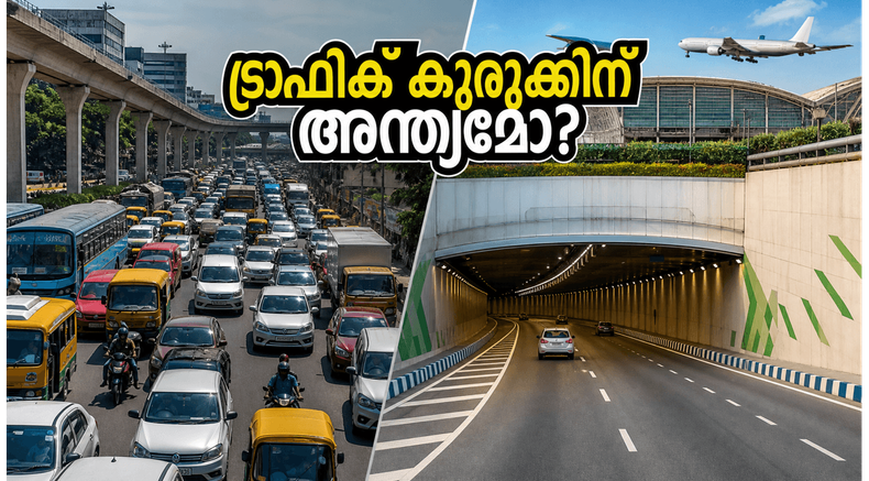 ബെംഗളൂരു ട്രാഫിക് കുരുക്കിന് അന്ത്യം? സിൽക്ക് ബോർഡ് - ഹെബ്ബാൾ ടണൽ വരുന്നു; വിമാനത്താവള യാത്ര ഇനി മിന്നൽ വേഗത്തിൽ!