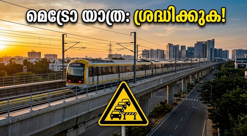 ബംഗളൂരു മെട്രോ യെല്ലോ ലൈൻ: തിങ്കളാഴ്ച യാത്ര ചെയ്യുന്നവർ ശ്രദ്ധിക്കുക, ഗതാഗത നിയന്ത്രണങ്ങളും യാത്രാ ടിപ്പുകളും!
