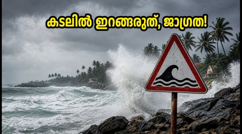 കർണാടക തീരത്ത് ഉയർന്ന തിരമാല മുന്നറിയിപ്പ്: ഇന്ന് രാത്രി വരെ ജാഗ്രത, ബീച്ചുകളിൽ പോകുന്നുണ്ടോ?