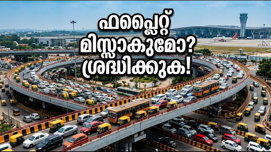 ബംഗളൂരു എയർപോർട്ട് യാത്ര: ഹെബ്ബാൾ റൂട്ടിൽ കടുത്ത ഗതാഗതക്കുരുക്ക്; ഫ്ലൈറ്റ് മിസ്സാകാതിരിക്കാൻ ഈ വഴികൾ നോക്കൂ