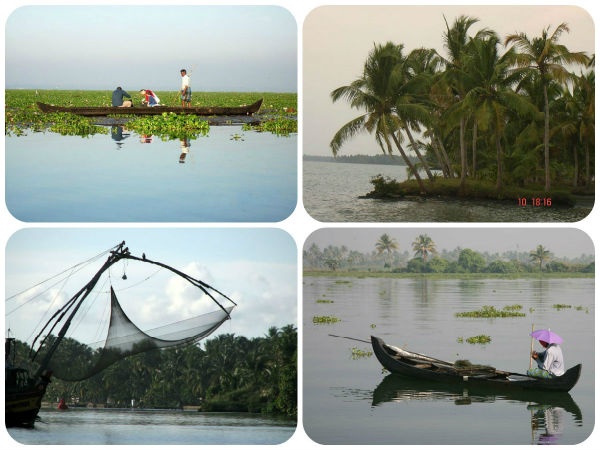 കേരളത്തിലെ സുന്ദരമായ കായലുകള്‍
