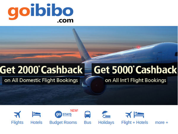 Here are 10 Best Cashback Offers From Goibibo