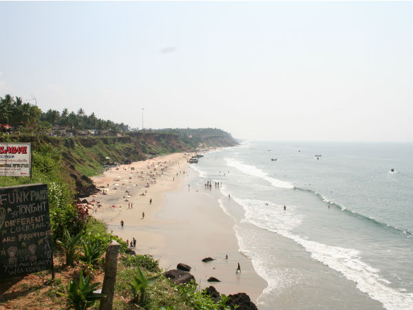Varkala beach is one of the beautiful beach in India