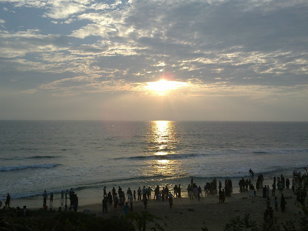 Varkala beach is one of the beautiful beach in India
