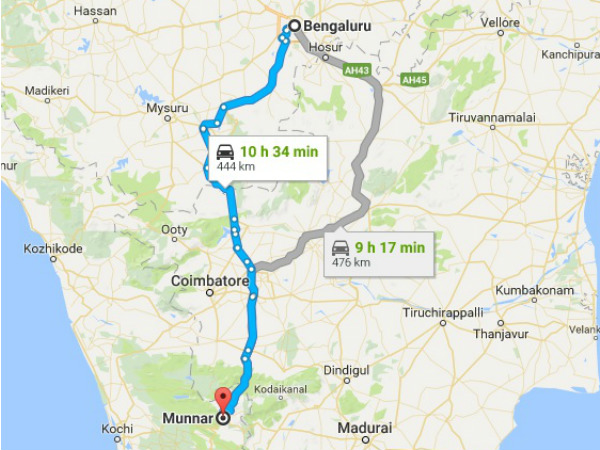 കടന്നുപോകുന്ന വഴി