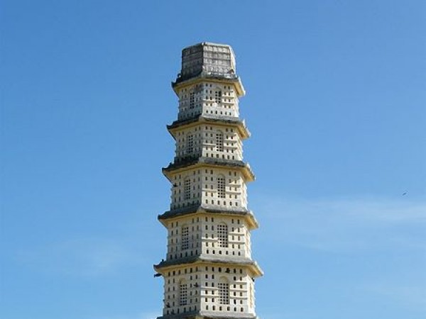  Manora fort the hexagonal tower in Thanjavur