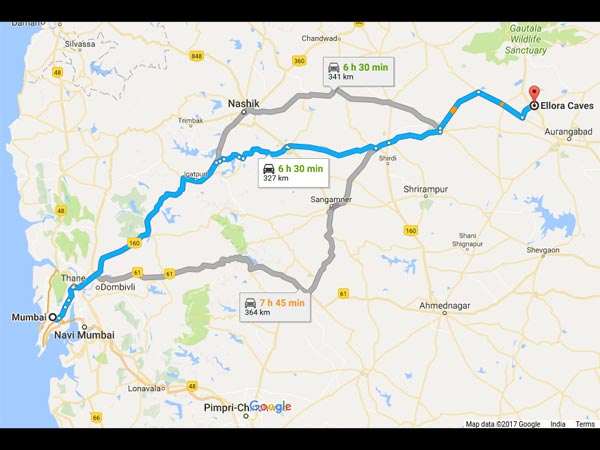 മുംബൈയില്‍ നിന്നും എല്ലോറയിലേക്ക് 