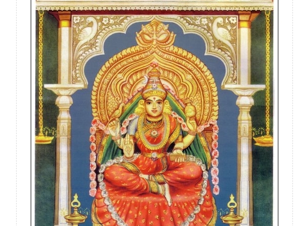 നാലുകൈകളുള്ള ശാരദാദേവി