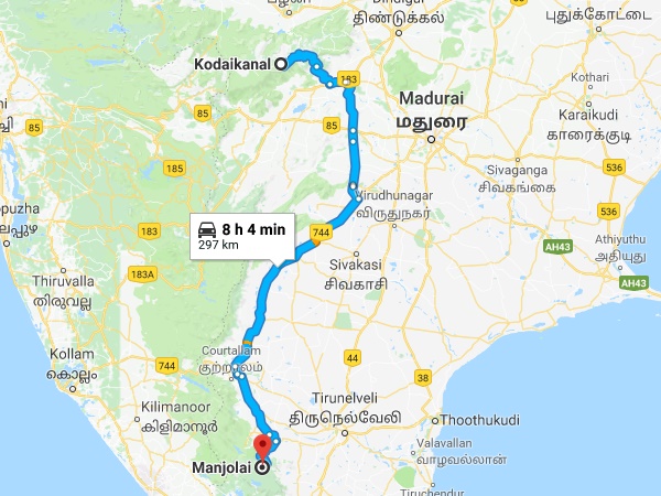 കൊടൈക്കനാല്‍-മാഞ്ചോലൈ