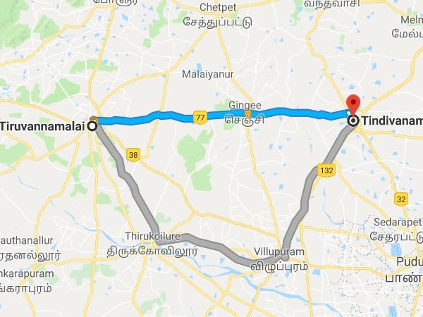 തിരുവണ്ണാമലൈ-തിണ്ടിവനം