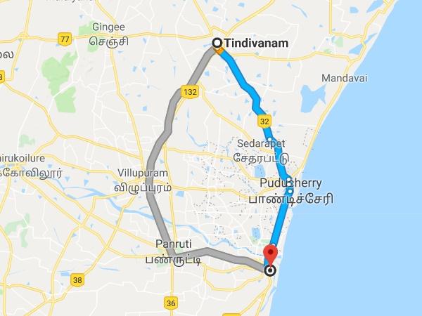 തിണ്ടിവനം-കടലൂര്‍