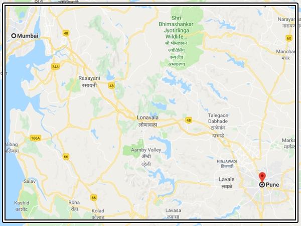 കടന്നു പോകുന്ന സ്ഥലങ്ങള്‍