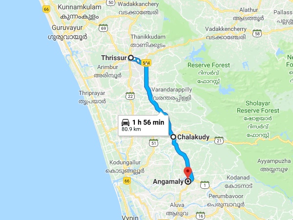 തൃശൂർ-ചാലക്കുടി-അങ്കമാലി