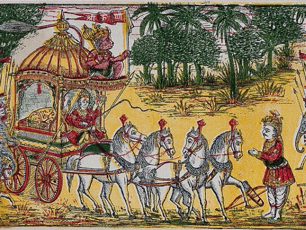 ഗോകുലത്തിൽ നിന്നും മധുരയിലേക്കുള്ള യാത്ര