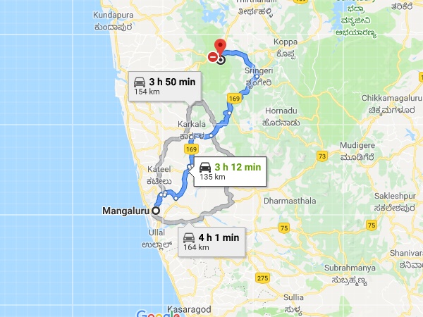 അഗുംബെയിലെത്തുവാൻ