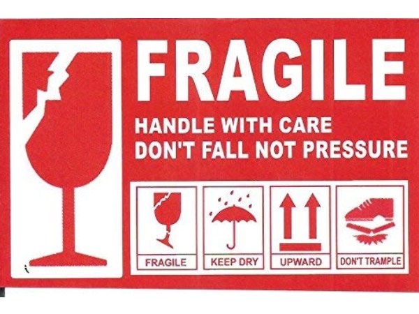 ലഗേജുകളിൽ ഫ്രജൈൽ എന്നു മാർക്ക് ചെയ്യാം