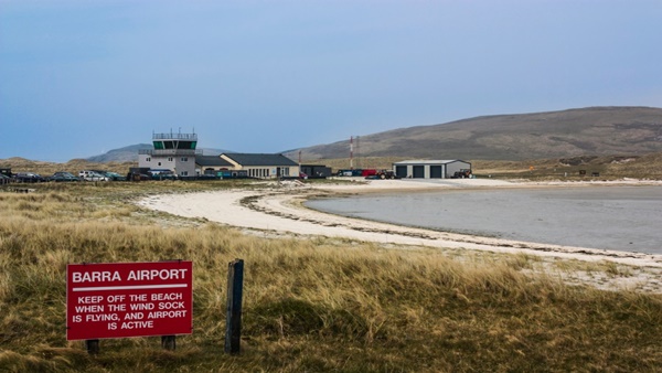 Barra airport Scotland