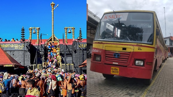 KSRTC Sabarimala Bus Service From Thamarassery Mukkam Manjeri-