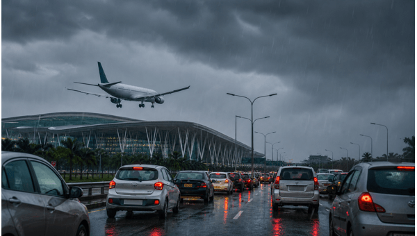 Bengaluru Rain Yellow Alert: Flight Delays and Traffic Disruptions Expected at Kempegowda Airport - May 2026 Updates