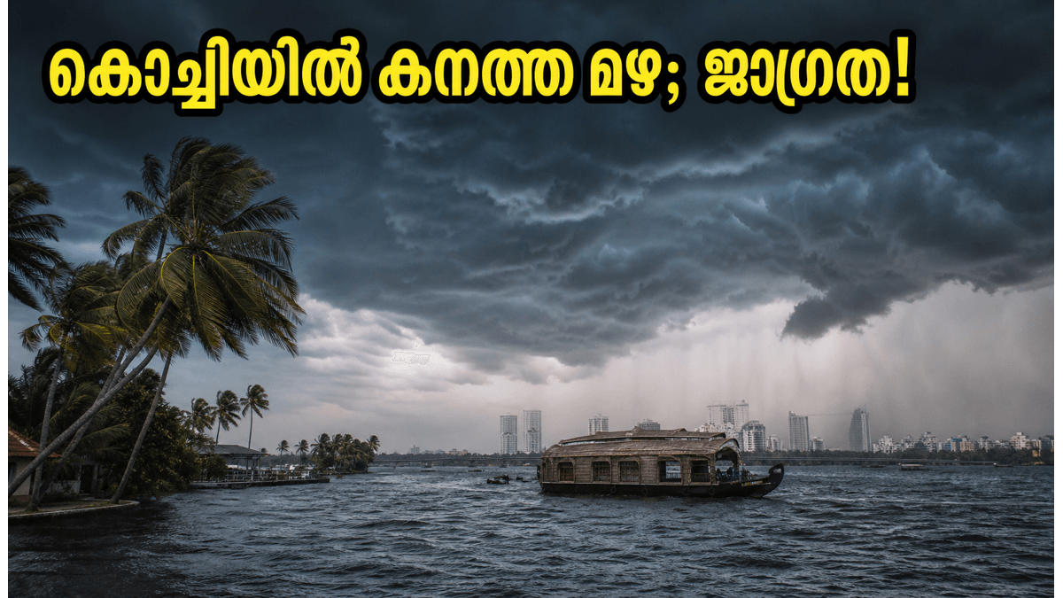 കൊച്ചിയിൽ കനത്ത മഴ; ഓറഞ്ച് അലർട്ട് പ്രഖ്യാപിച്ചു, യാത്രകൾ പ്ലാൻ ചെയ്യുമ്പോൾ ഈ മുൻകരുതലുകൾ മറക്കരുത്