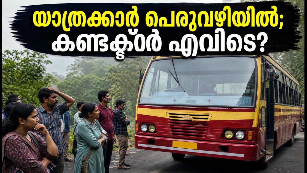 യാത്രക്കാരെ പെരുവഴിയിലാക്കി കണ്ടക്ടർ ഇറങ്ങിപ്പോയി; ഇടുക്കി കെഎസ്ആർടിസിയിൽ നാടകീയ സംഭവങ്ങൾ
