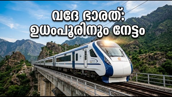 Vande Bharat Express: New Jammu-Srinagar Train with Udhampur Stop Announced Vande Bharat Express: New Jammu-Srinagar Train with Udhampur Stop Announced