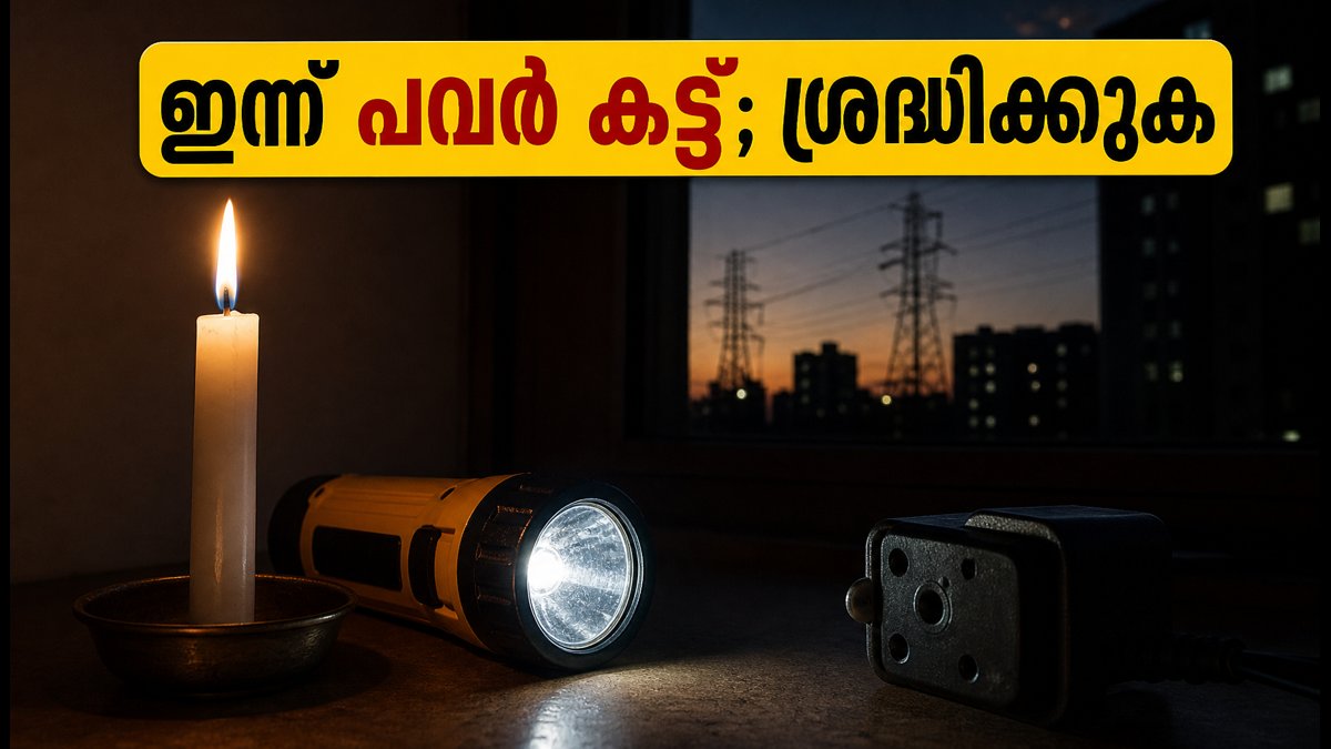 ബെംഗളൂരുവിൽ ഇന്ന് പവർ കട്ട്: എച്ച്.ബി.ആർ ലേഔട്ട് ഉൾപ്പെടെയുള്ള സ്ഥലങ്ങളിൽ വൈദ്യുതി മുടങ്ങും; അറിയേണ്ടതെല്ലാം
