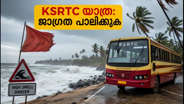 KSRTC Tour Alert: Coastal Travel Changes Due to Swell Surge in Thiruvananthapuram and Kollam 2026 KSRTC Tour Alert: Coastal Travel Changes Due to Swell Surge in Thiruvananthapuram and Kollam 2026