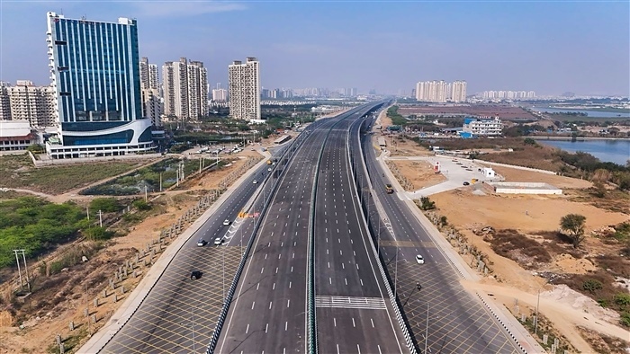 Images of Dwarka Expressway, a gateway to Gurugram