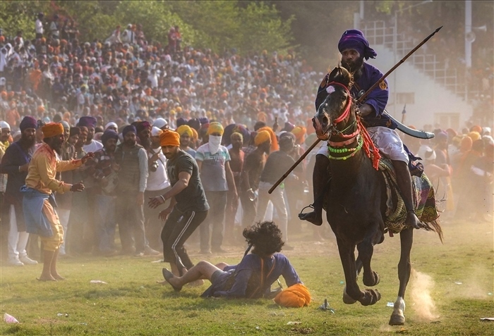 In Pics: Hola Mohalla - A Vibrant Sikh Festival Celebrated in Anandpur Sahib