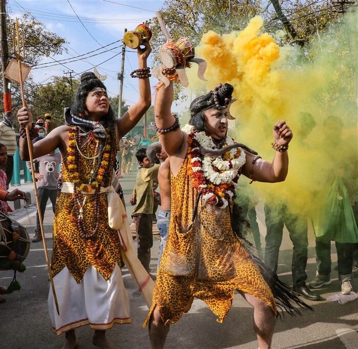 In Pictures: How Devotees Celebrate Mahashivratri with Costumes