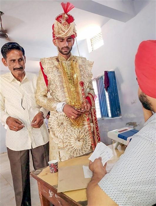 Wedding Vows and Civic Duty: Couples Cast Ballots on Wedding Day