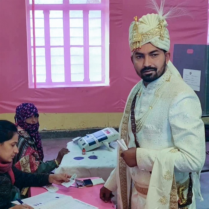 Wedding Vows and Civic Duty: Couples Cast Ballots on Wedding Day