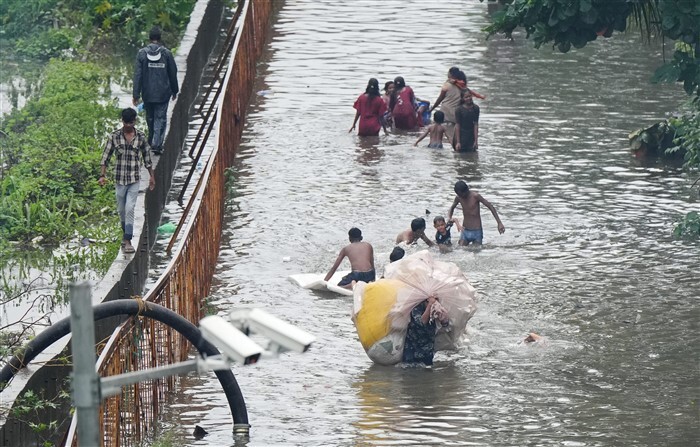In Pics: Record 300 MM Rain Fall In Mumbai In Just 6 Hours Severe Waterlogging