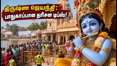 கிருஷ்ண ஜெயந்தி 2026: மதுரா-பிருந்தாவன் தரிசனத்திற்குச் செல்கிறீர்களா? போக்குவரத்து, பார்க்கிங் & பாதுகாப்பு விதிகள் இதோ!
