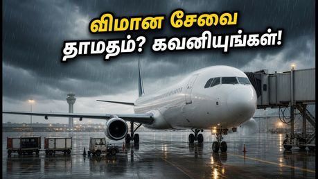 சென்னை விமான நிலைய பயணிகளுக்கு முக்கிய எச்சரிக்கை.. இன்று மாலை விமான சேவையில் தாமதம் ஏற்பட வாய்ப்பு!