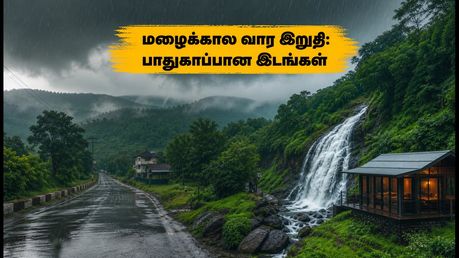 மழைக்கால வார இறுதி: சென்னை, கோவை, மதுரைக்கு அருகில் பாதுகாப்பான சுற்றுலா தலங்கள் இதோ!