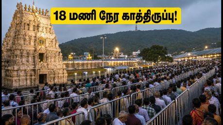 திருப்பதி தரிசன நிலவரம்: 18 மணி நேர காத்திருப்பு, ₹300 தரிசனம் ரத்து - பக்தர்கள் கவனத்திற்கு!