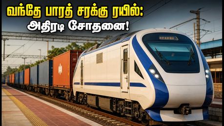 இந்தியாவின் முதல் வந்தே பாரத் சரக்கு ரயில்: அகமதாபாத் - மும்பை இடையே அதிரடி சோதனை ஓட்டம்!