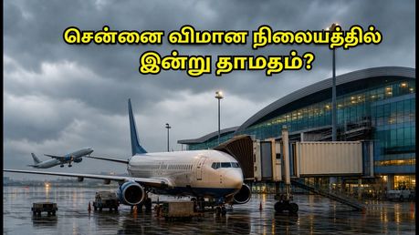 சென்னை விமான நிலையத்தில் இன்று திடீர் விமான தாமதம்.. பயணிகள் கவனத்திற்கு! கிளம்பும் முன் இதைச் சரிபார்க்கவும்