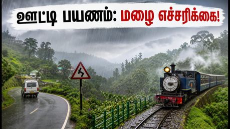 இந்த வார இறுதியில் ஊட்டிக்கு செல்கிறீர்களா? அக்டோபர் 4 கனமழை எச்சரிக்கை - பயணிகளுக்கு முக்கிய அறிவுரை!