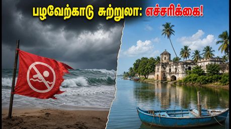 சென்னை - பழவேற்காடு சுற்றுலா போகிறீர்களா? இன்று கடலுக்குச் செல்ல வேண்டாம்.. பாதுகாப்பான பயணத்திற்கு இதோ சில டிப்ஸ்!